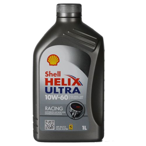 Shell Helix Ultra 10w-60 Racing  1 Litres Boîte