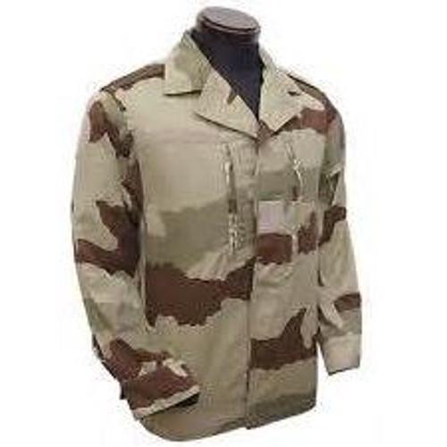 Veste De Treillis Camouflage Désert Daguet Armée Française