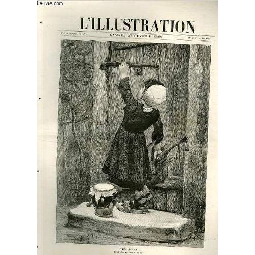 L'illustration Journal Universel N° 2348 - Gravures: Trop Petite, Dessin Et Composition De M. Noir, Itineraire De Camille Douls À Travers Le Sahara Occidental Et Le Sud Marocain (Carte), Le ...