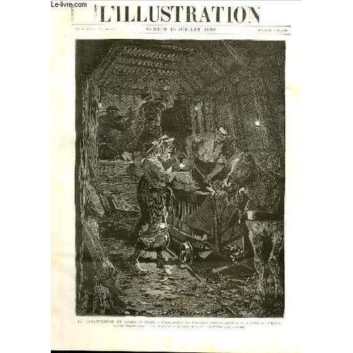 L'illustration Journal Universel N°  2420 - Gravures: La Catastrophe De Saint-Etienne, Construction Des Barrages Dans Les Galeries De La Mine Saint-Louis, Apres L'explosion Par Bellenger - ...