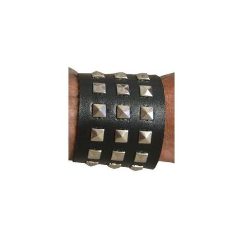 Bracelet Cuir Cloutés / Punk / Biker