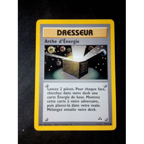 Dresseur Arche D'energie 75/75 Set Neo Discovery Fr