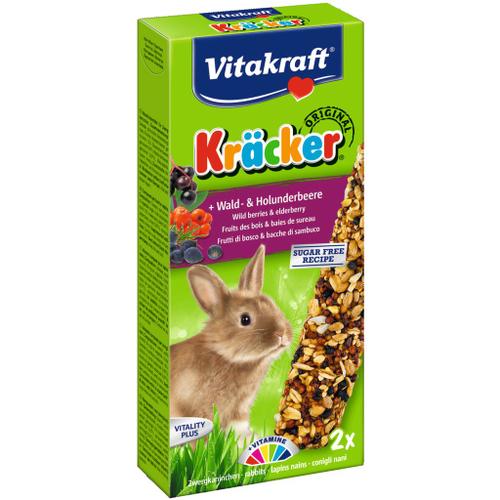 Vitakraft - Friandises Kräcker Aux Fruits Des Bois Pour Lapins Nains - X2