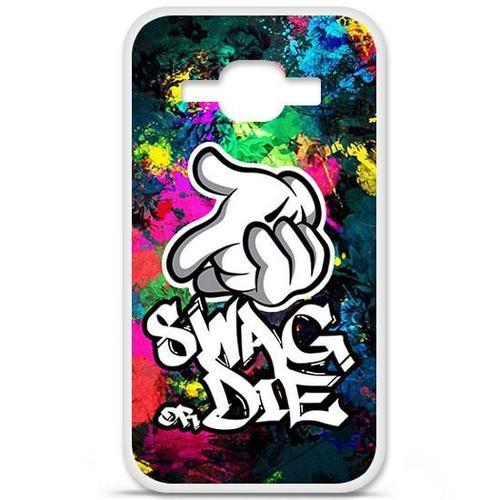 Etui Coque Housse Design Samsung Galaxy J5en Silicone Gel Protection Arrière - Swag Or Die