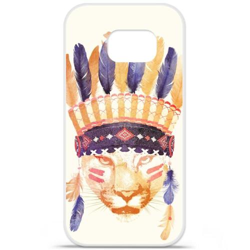 Etui Coque Housse Design Samsung Galaxy S6 Edge Plusen Silicone Gel Protection Arrière - Robert Farkas (Big Chief)