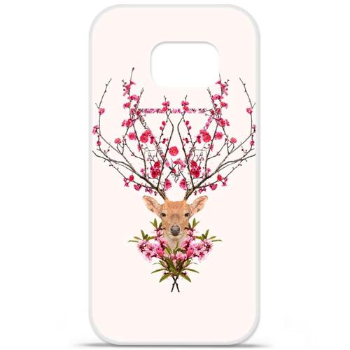 Etui Coque Housse Design Samsung Galaxy S6 Edge Plusen Silicone Gel Protection Arrière - Robert Farkas (Spring Deer)