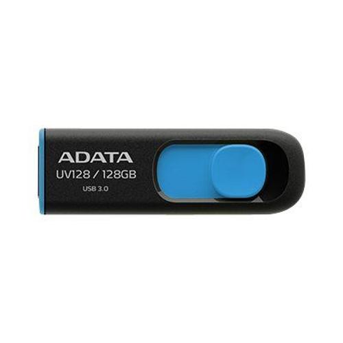 Cle USB 3.0 ADATA DashDrive UV128 128Go Bleu Noir