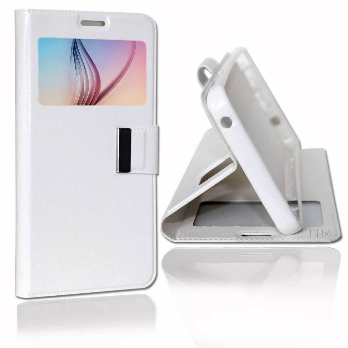 Wiko Goa Étui Housse Coque Blanc By Ph26