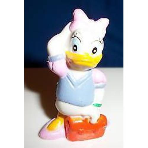 Figurine Daisy Avec Son Cartable - Série Çà C'est Donald (Panini 1997)