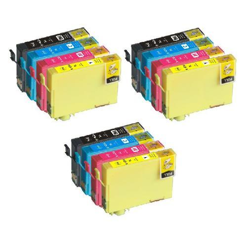 12x Ecolink Cartouche d'Encre T1631 T1632 T1633 T1634 compatible pour Epson