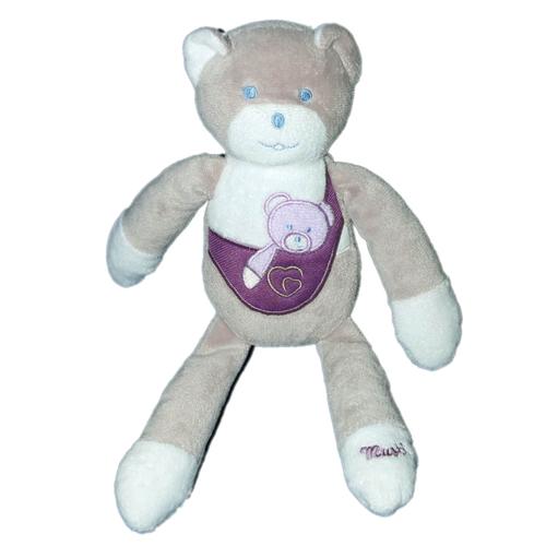 Peluche ours blanc - h. 29