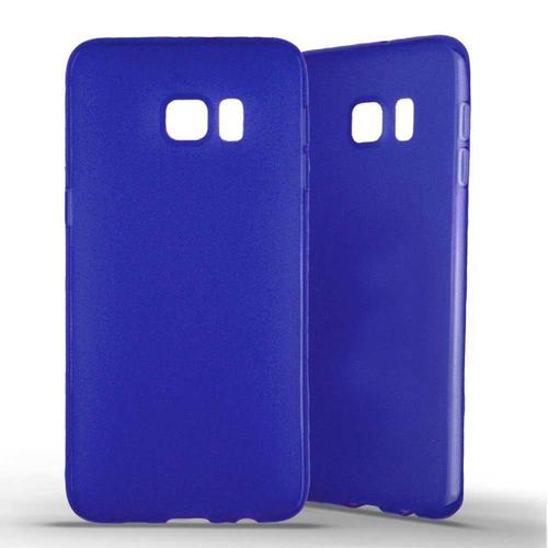 1001 Coques - Housse Coque Silicone Samsung S6 Edge Plus - Bleu