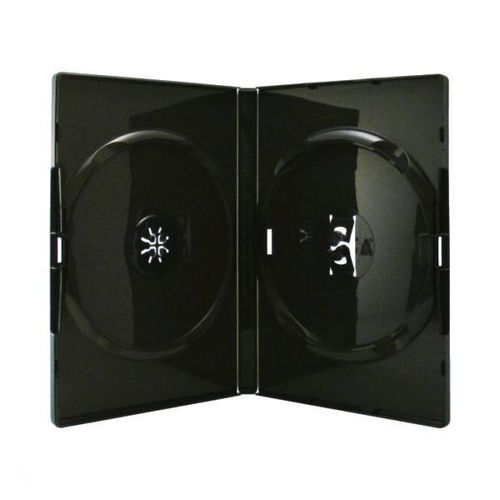Boitiers vides pour 2 DVD (Boitier Dvd Double)  Noir - Lot de 10 