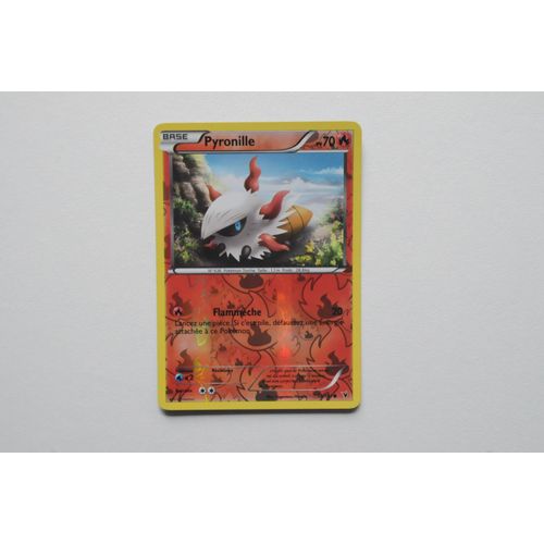 Carte Pokémon Pyronille Holo Reverse 21/108 N & B Explorateurs Obscurs Fr Neuf