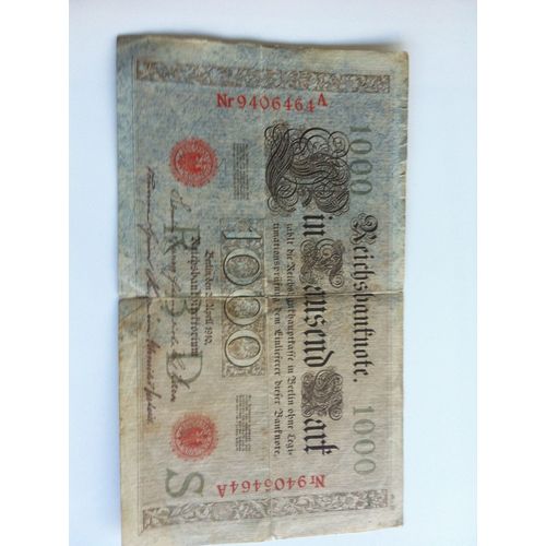 Billet De 1000 Marks De 1910