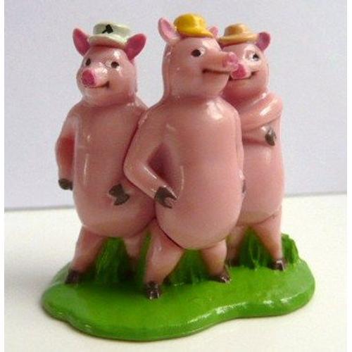 Figurine Les Trois Petits Cochons - Série Shrek Le Troisième (Kinder 2007)