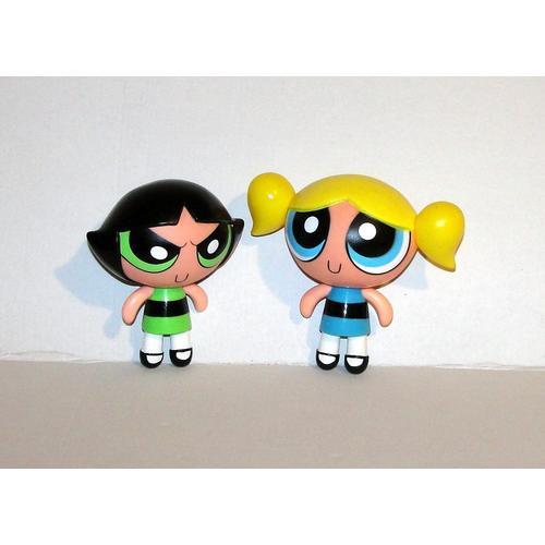  Powerpuff Girls Super Nana Lot 2 Figurine Rigide Articulé Cartoon Network