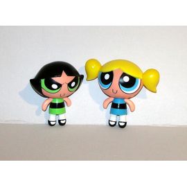  Powerpuff Girls Super Nana Lot 2 Figurine Rigide Articulé Cartoon Network