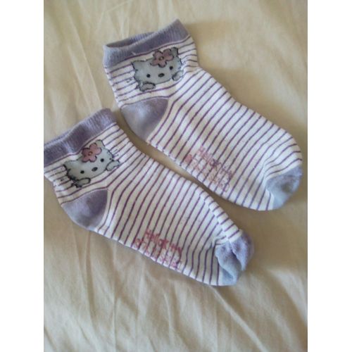 Chaussettes Socquettes Hello Kitty Taille 35/38