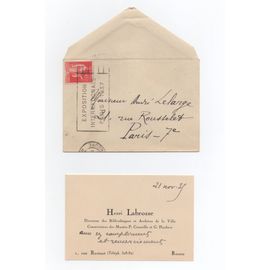 Timbre Avec Cachet De L'exposition Internationale Paris 1937