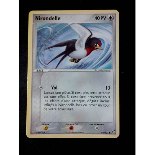 Nirondelle 80/107 Set Ex Deoxys Fr