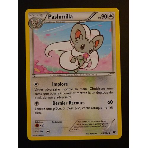Pashmilla 88/124 - Pokemon Xy10 Impact Des Destins 