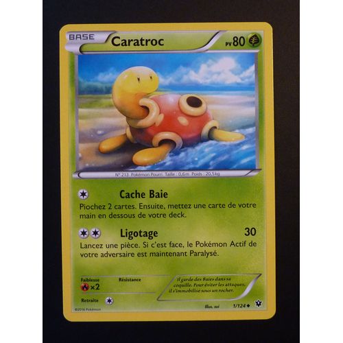 Caratroc 1/124 - Pokemon Xy10 Impact Des Destins 