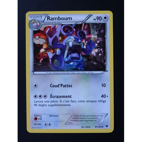 Ramboum 81/124 - Pokemon Xy10 Impact Des Destins 