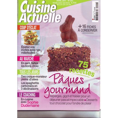 Cuisine Actuelle Avril 2011 - Paques 