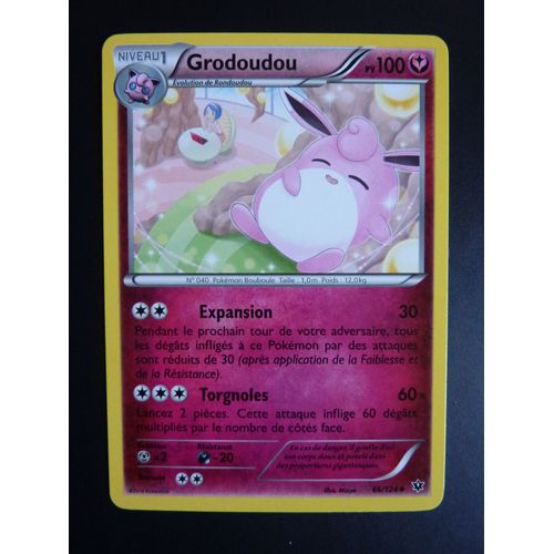 Grodoudou 66/124 - Pokemon Xy10 Impact Des Destins 