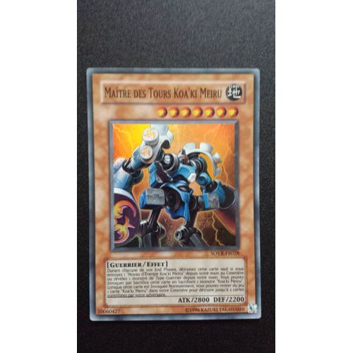 Yu-Gi-Oh! - Sovr-Fr028 - Maître Des Tours Koa'ki Meiru - Super Rare