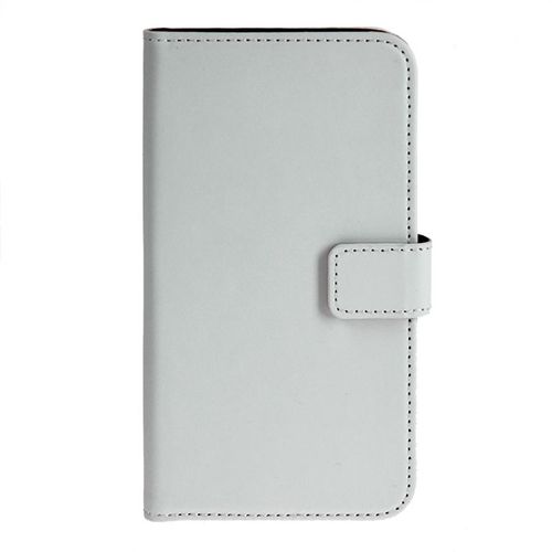 Samsung Galaxy A7-Etui-Simili-Cuir-Leather-Wallet-Blanc