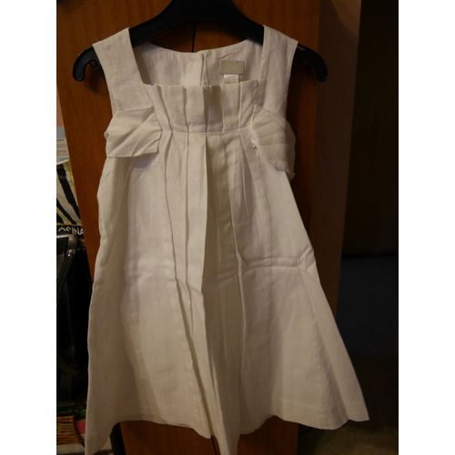 Robe Cyrillus 7 Ans Blanche