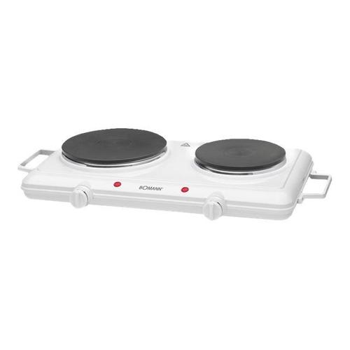 Double plaque de cuisson 2500W Bomann DKP 5028 CB Blanc