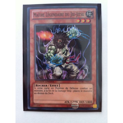Yu-Gi-Oh! - Wgrt-Fr011 - Maître Légendaire Du Jiu-Jitsu - Super Rare
