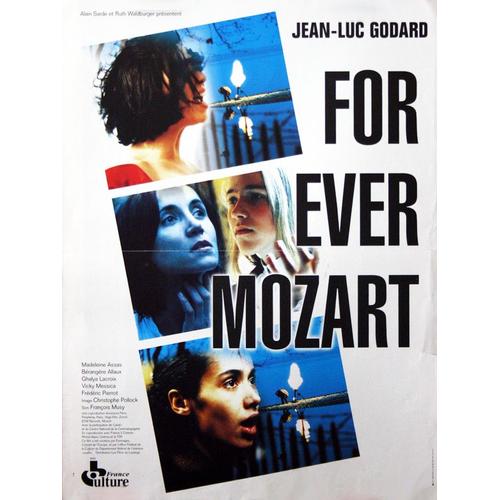 For Ever Mozart - Véritable Affiche De Cinéma Pliée - Format 40x60 Cm - De Jean-Luc Godard Avec Madeleine Assas, Ghalia Lacroix, Bérangère Allaux - 1996