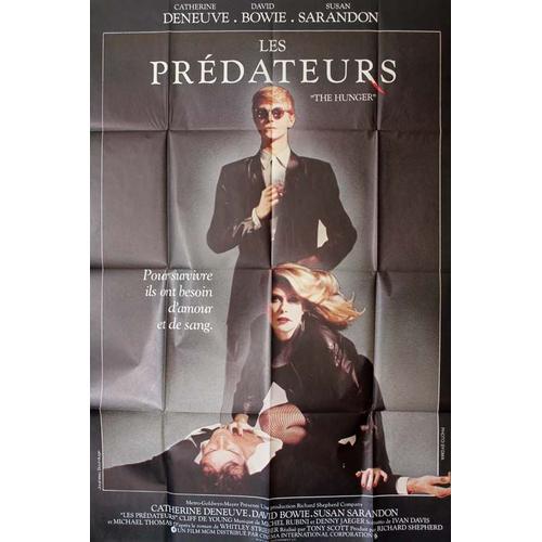 David Bowie, Affiche Originale Du Film : Les Prédateurs Uk 1983 120x160