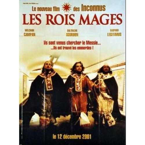 Les Rois Mages - Véritable Affiche De Cinéma Pliée - Format 120x160 Cm - De & Avec Didier Bourdon, Bernard Campan Avec Pascal Légitimus, Virginie De Clausade- 2001