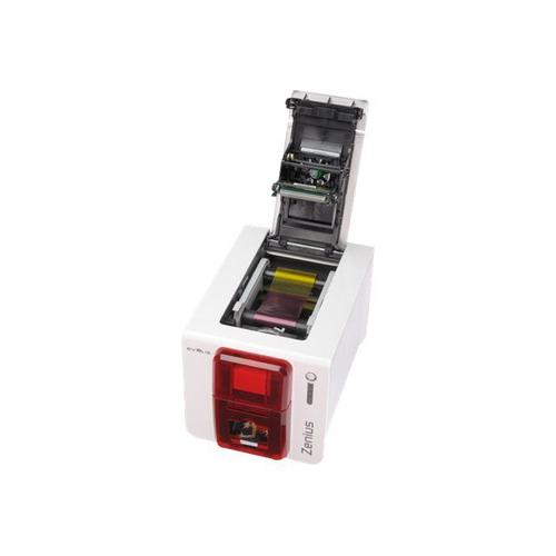 Evolis Zenius Expert Line - Imprimante cartes plastiques - couleur - sublimation thermique/transfert thermique - CR-80 Card (85.6 x 54 mm) - 300 ppp - jusqu'à 500 cartes/heure (mono) / jusqu'à...