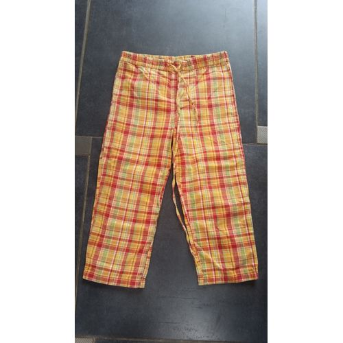 Pantalon 6 Ans Rouge À Carreaux