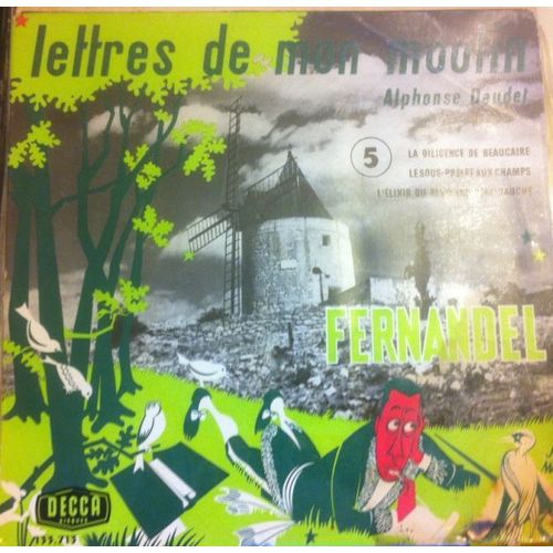 Fernandel - Lettres De Mon Moulin Vynile 33tours 25 Cm Decca Disques