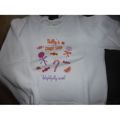 Pull Joe Boxer . Coton 5 Ans Blanc