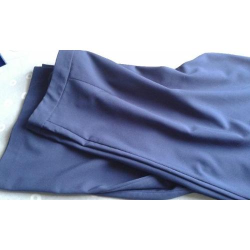 Pantalon Renatto Bene Polyester 44 Bleu 