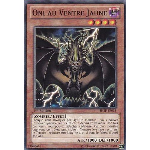 Carte Yu-Gi-Oh - Oni Au Ventre Jaune - Shsp-Fr033 Commune 1ère Edition