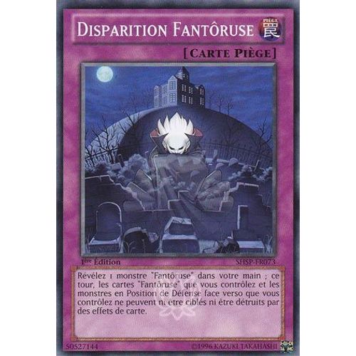 Carte Yu-Gi-Oh - Disparition Fantôruse - Shsp-Fr073 Commune 1ère Edition