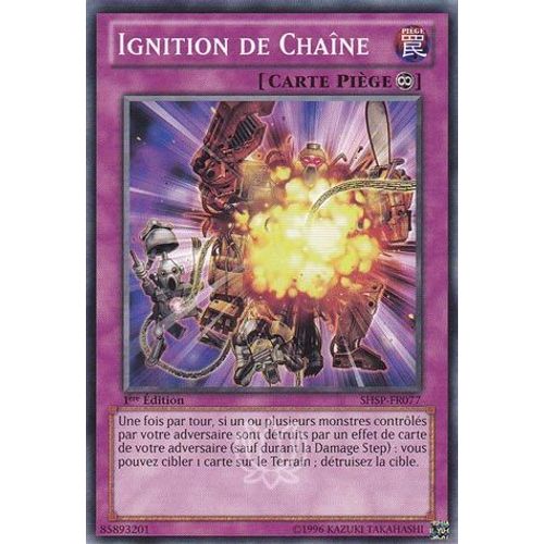 Carte Yu-Gi-Oh - Ignition De Chaîne - Shsp-Fr077 Commune 1ère Edition