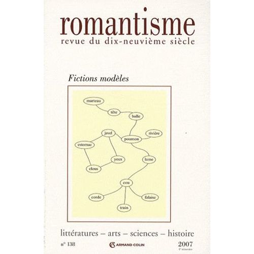 Romantisme N° 138, 4e Trimestre - Fictions Modèles