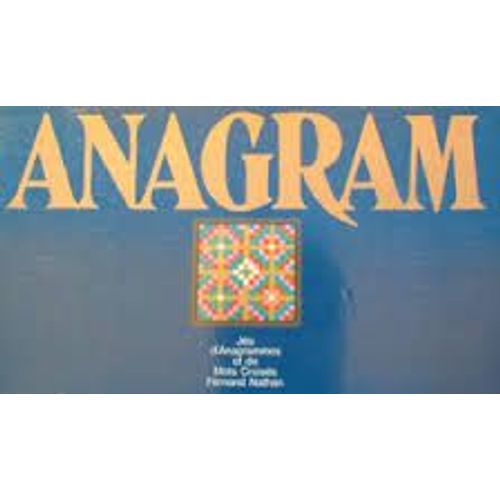 Anagram Jeu De Mots Croisés Et D'anagrammes Par Nathan Jeux 1970