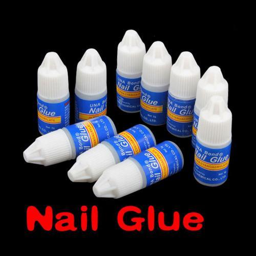 12 Pcs Colle A Ongle Forts Acrylique Uv Ongles Decoration Accessoire Outils 