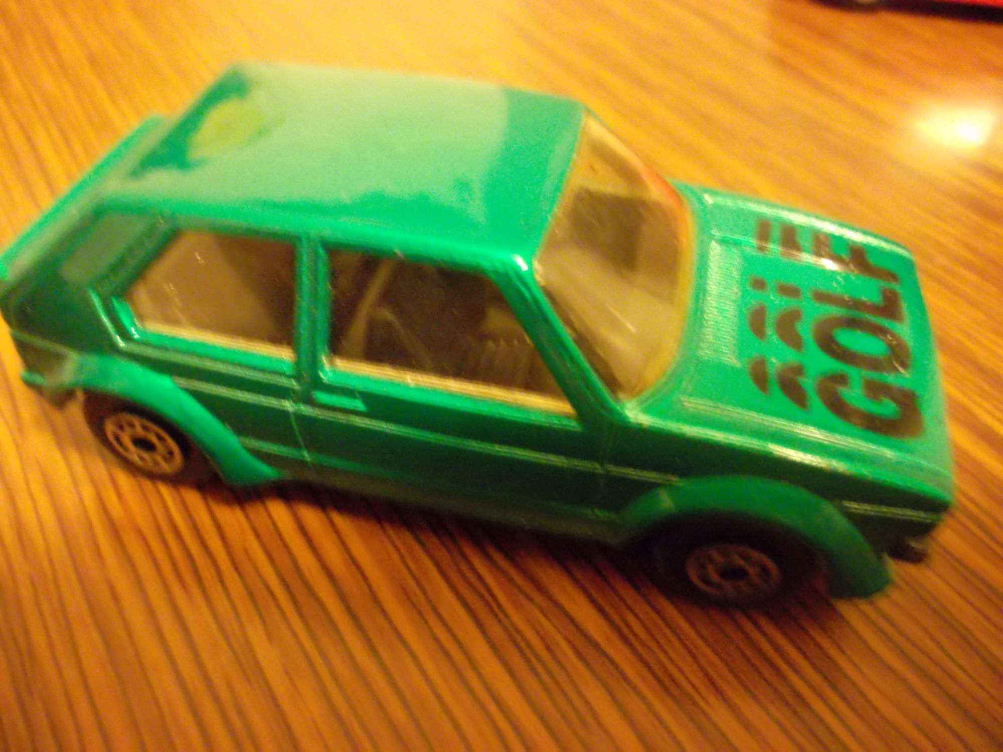 Voiture Miniature Vw Golf Gti Mc Toy Verte Made In Macau Rakuten